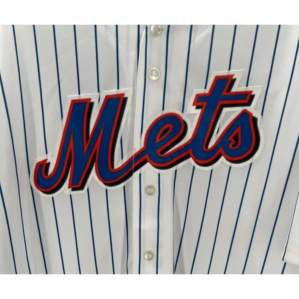 Tom Glavine Signed Mets Jersey Beckett COA HOF 14 Inscription Pinstripe Size XL - Picture 8 of 14